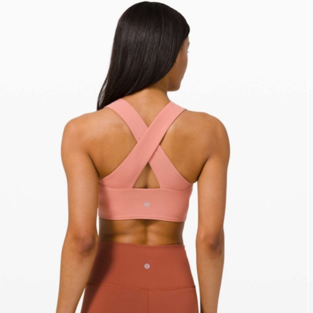 Lululemon Forward Fold Bra *Light Support, C/D Cups Rustic Coral